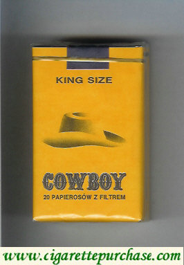 Cowboy yellow cigaettes king size